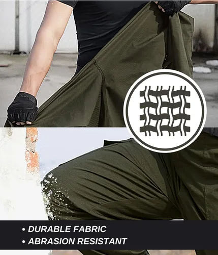 Vista 4 de NATUVENIX Snow Pants Men Ski Pants Men Water Resistant Hiking Pants for Men Fleece Lined Tactical Work Snowboard Pants