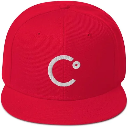 Vista 9 de Celsius Cryptocurrency Logo Hat (Gorra Snapback de mezcla de lana bordada)