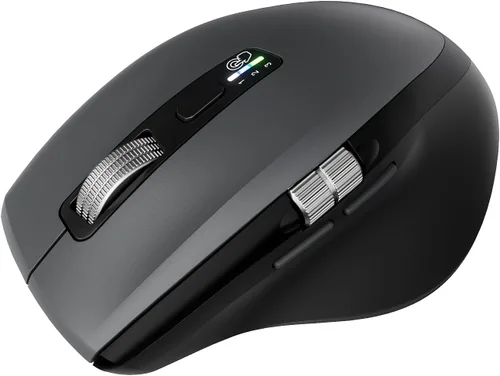 Vista 8 de INFINMIND Ratón inalámbrico Bluetooth con desplazamiento lateral y multidispositivo, ratones de computadora ergonómicos con desplazamiento