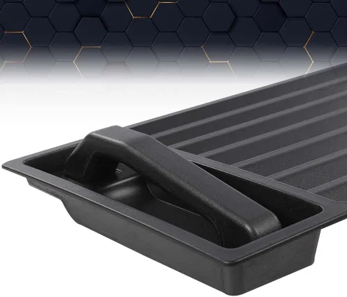 Vista 4 de PIT66 Rejilla de Capó Parrilla con Asas Compatible con Hummer H2 Base Pickup 2003-2007 15063080 25858920 25928163