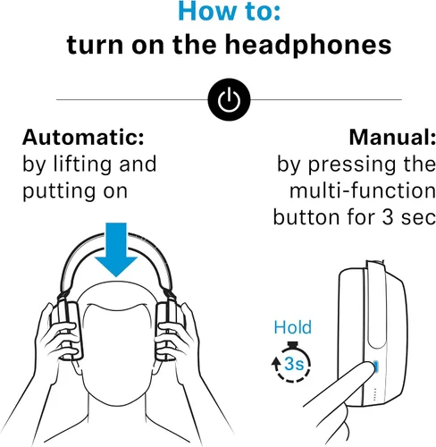 Vista 12 de Sennheiser MOMENTUM 4 - Auriculares inalámbricos, ANC, batería de 60 horas Negro