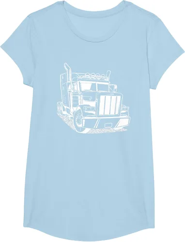 Vista 15 de Diesel Big Rig 18 Wheeler - Camiseta de camionero para camionero, Negro, S