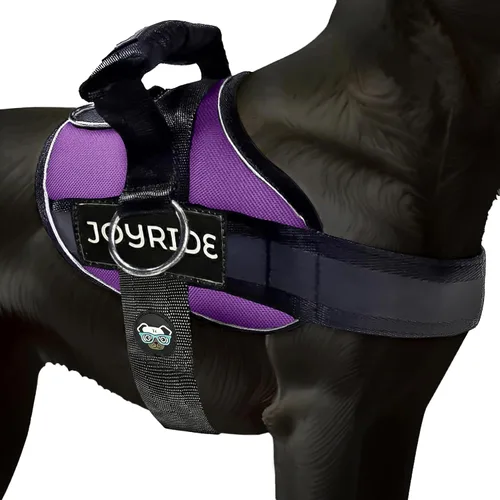 Vista 9 de Joyride Harness 2.0 - El Arnés Original para Perros Sin Tirones con Anillo Lateral - Sin Estrangulamiento, A Prueba de Escapes, Reflectante, 3 Clips