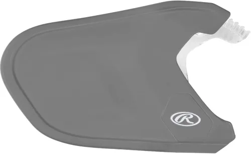 Vista 6 de Rawlings Protector facial de ajuste MACH Pieza de extensión ajustable Se adapta a cascos de la serie Mach Mate Opciones LHB y RHB Negro