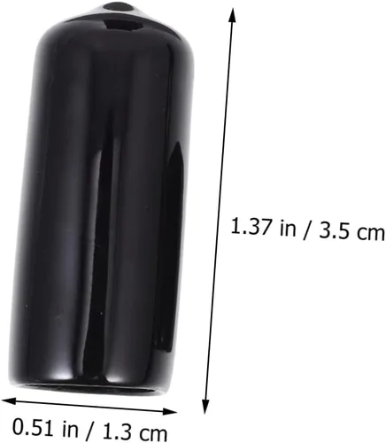 Vista 7 de Outanaya Funda de cuero para taco de billar, punta de taco de billar, puntas de taco de billar, cubierta de goma para taco de billar, cubiertas