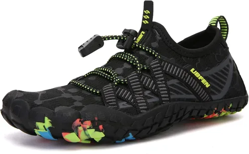 Vista 2 de UBFEN - Zapatos para el agua para niños y niñas, acuáticos y livianos, de secado rápido para ir a la playa, practicar deportes y natación, es como