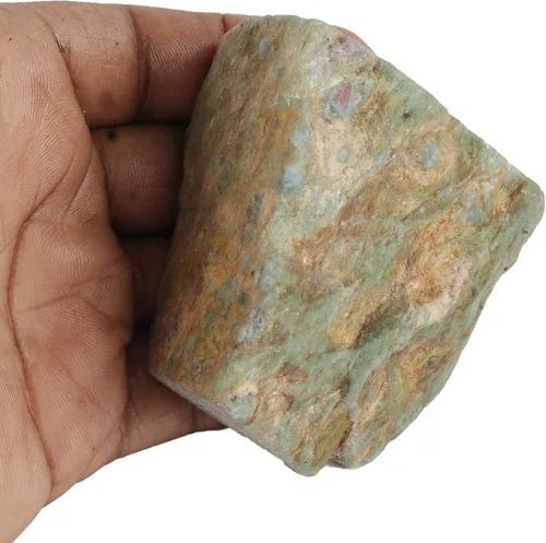 Vista 3 de GEMHUB Natural Rock - Zoisita de rubí en bruto 1323.60 CT Piedra preciosa natural rubí zoisita suelta para joyería, Gema, Tanzania Ruby Zoisite