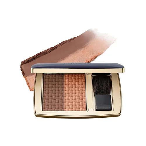 Vista 7 de Estée Lauder The Sculpting Powder Blush with Buildable Color Long Lasting, Contouring & Plumping, 0.25 Ounce Ámbar excéntrico - Un marrón dorado