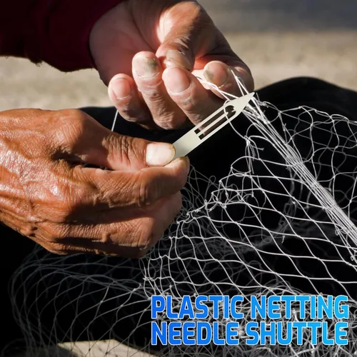 Vista 6 de AGOOL Netting Needles Shuttles Kit, 7/21pcs Plastic Weaving Needles for Net Making and Net Repair, Mesh Repairing Tool for Fishing Nets, Cast Nets