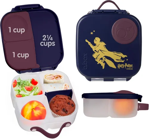 Vista 19 de b.box Mini lonchera de Batman, recipientes para aperitivos para niños, reutilizable, pequeña caja Bento para el almuerzo, contenedor de aperitivos