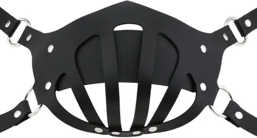 Vista 5 de Máscaras de cuero para mujer, máscara ajustable de media cara, para gato, conejo, mascarada, cosplay, Halloween, carnaval