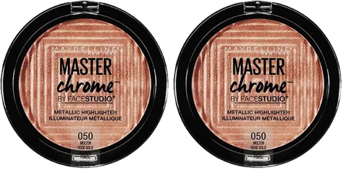 Vista 10 de Maybelline New York Face Studio Master Cromo Metálico Marcador, Oro Fundido, 0,24 oz