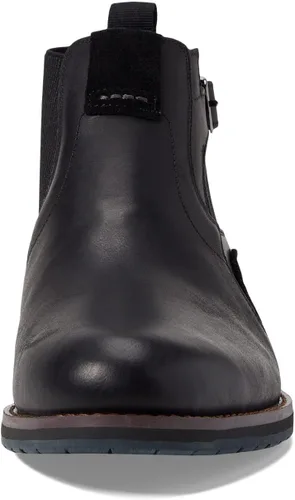 Vista 2 de Stacy Adams Bota con hebilla Oskar negro (Black Crazyhorse)