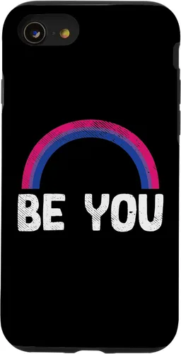 Vista 13 de Funda de regalo para iPhone 14 Pro You Be Rainbow Bisexual Pride VIntage Bi Flag LGBTQ