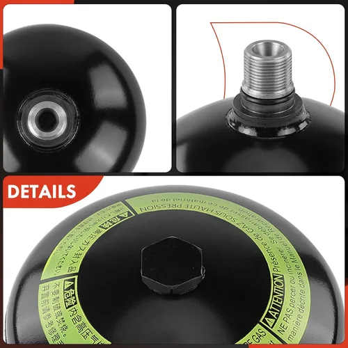 Vista 7 de A-Premium 4 unidades de acumuladores de suspensión delantera y trasera compatibles con Toyota Land Cruiser 2008-2021 y Lexus LX570 2008-2021, lado