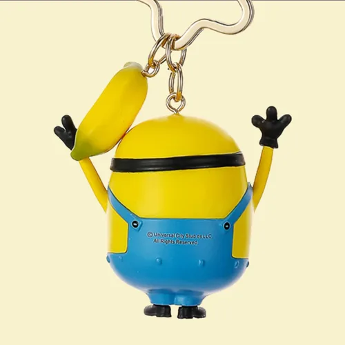 Vista 6 de MINISO Llavero - Adorables adornos colgantes para decoración del hogar, Minions
