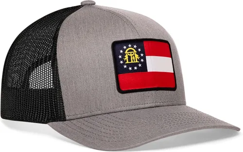 Vista 18 de HAKA Gorra de béisbol unisex con diseño de bandera del estado Gorra de béisbol de malla de camionero
