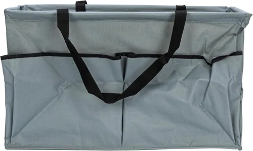 Vista 8 de Household Essentials Contenedor Gray Krush - Bolsa de utilidad multiusos con bolsillos Gris