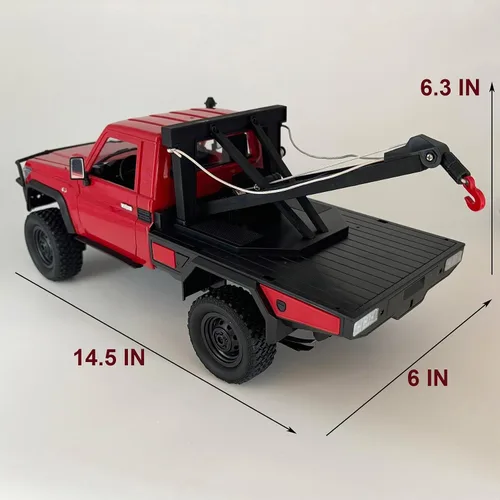 Vista 6 de WPLDEWAN Camión MN82T RC con grúa 1/12 RC Crawler Off Road