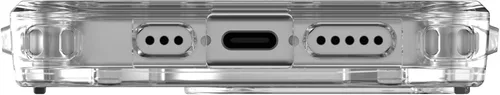 Vista 9 de URBAN ARMOR GEAR UAG - Funda compatible con iPhone 15 Pro de 6.1 pulgadas, imán integrado Plyo Ice/Silver compatible con carga MagSafe, resistente