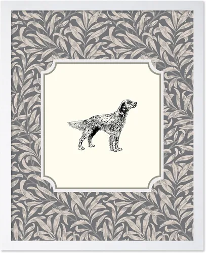 Vista 12 de Poster Master Póster Vintage de Cocker Spaniel Inglés - Impronta Retro de Perro - Arte Floral - Arte de Cachorros - Arte para Amantes de Animales