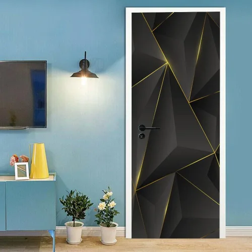 Vista 148 de Calcomanías 3D para puerta, murales para despegar y pegar, papel tapiz de caballo, calcomanías autoadhesivas extraíbles de PVC, impermeable, póster