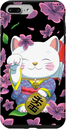 Vista 12 de Funda para iPhone 13 Pro Max Japanese Maneki Neko Lucky Cat