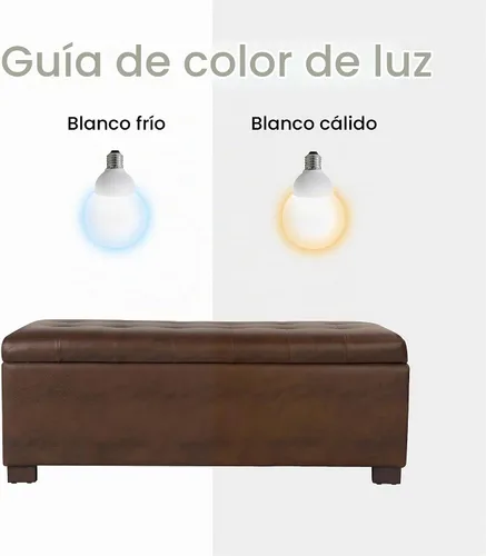 Vista 6 de HomePop Banco de almacenamiento copetudo de 46" - marrón antiguo