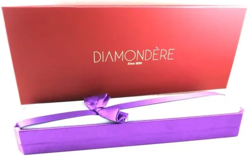 Vista 4 de Diamondere Pulsera de zafiro azul de talla ovalada natural y certificada en oro blanco de 14 quilates Pulsera de 4.89 quilates para mujer, longitud