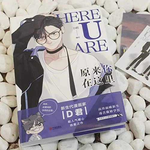 Vista 3 de Nuevo libro de ficción de cómics de Here U Are D Jun Works BL Comic Novel Campus Love Boys Youth Comic Fiction Libros