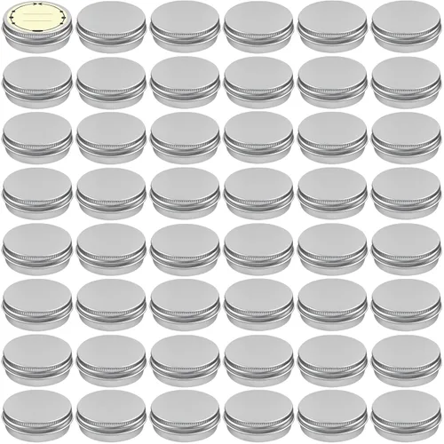Vista 8 de TUZAZO Paquete de 24 latas de aluminio, contenedor de metal de 1/2 oz