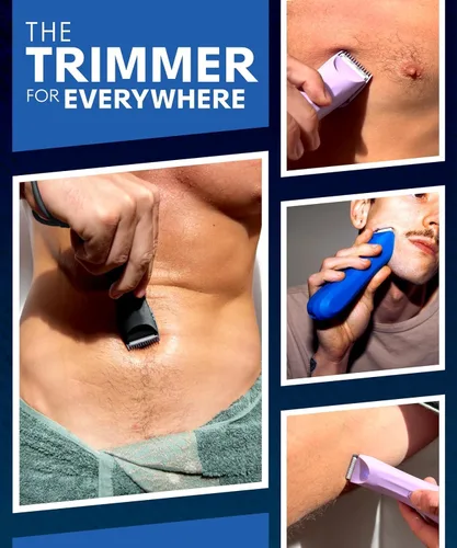 Vista 4 de BALLS Trimmer V3 The Archibald - Afeitadora de cabello corporal y púbico para hombres, sin cortes, protector de sacos, recargable, 100% impermeable