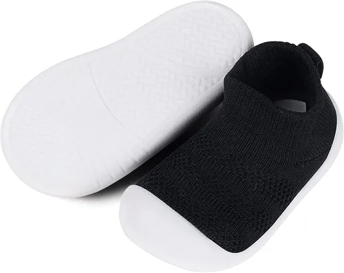 Vista 107 de Zapatos de bebé Pantuflas para niños pequeños, calcetines para niños y niñas, suela antideslizante