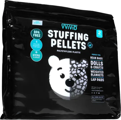 Vista 10 de VViViD Bolitas de Relleno con Peso Ecológicas VViViD Polímeros (0.45 kg)