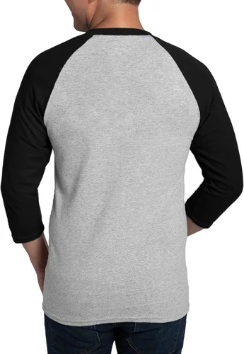 Vista 2 de CafePress Vegan Life Vegetatian Veganis Men's Cotton Baseball Jersey, 3/4 Raglan Sleeve Shirt