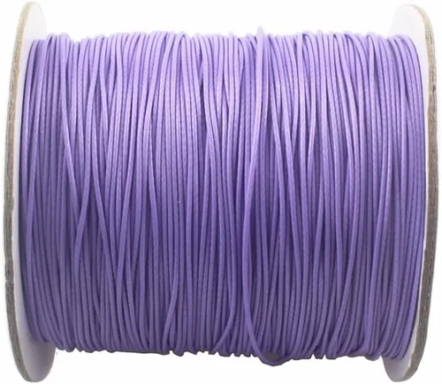 Vista 31 de Cordón de poliéster encerado para hacer joyas, cuerda encerada con carrete para hilo de manualidades (negro, 0.020 in (150 yardas))