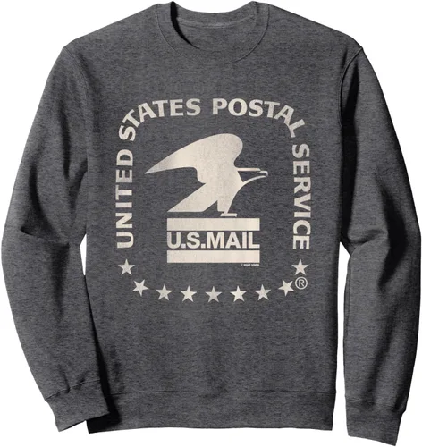 Vista 4 de USPS Sudadera Vintage Eagle, Negro