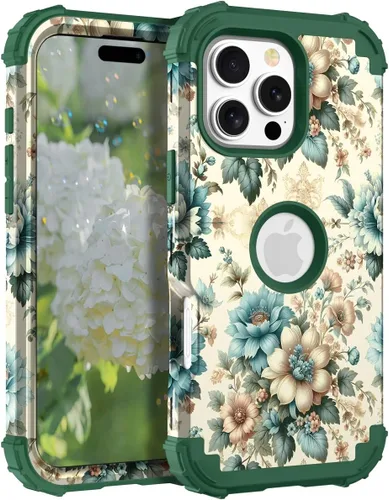 Vista 20 de Hocase Funda para iPhone SE 2022/2020, resistente a prueba de golpes, de plástico duro+goma de silicona, funda protectora híbrida para iPhone SE
