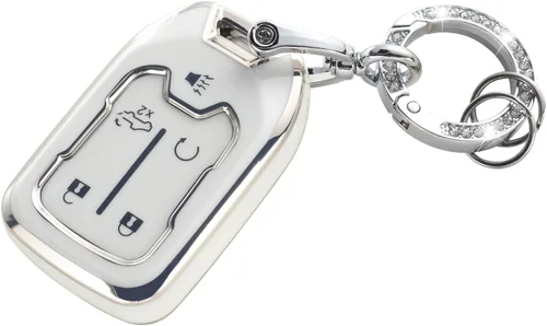 Vista 37 de YO&YOYE Funda para Llavero de TPU con Anillo para Llaves