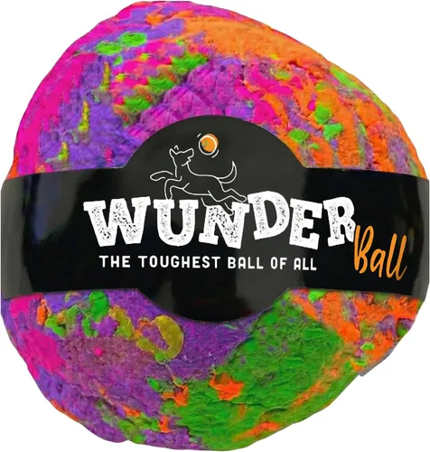 Vista 12 de WACKYwalk'r WUNDERball Juguete de Buscar Duradero para Perros – Pelota de Goma Natural Indestructible, Más Segura que las Pelotas de Tenis, Flota