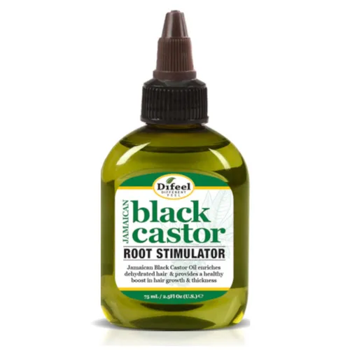 Vista 2 de Difeel Estimulador de raíces de crecimiento superior de ricino negro jamaicano, 2.5 onzas.
