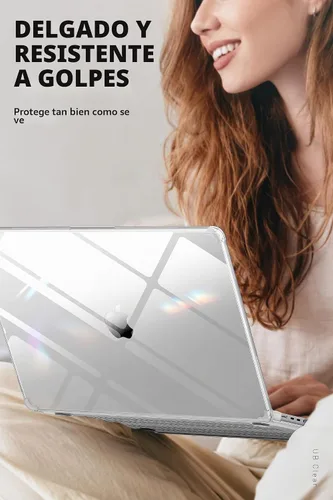 Vista 8 de SUPCASE - Funda para MacBook Pro de 16 pulgadas, versión 2021-2026, transparente M5/M4/M3/M2/M1 Pro/Max Chip, Anti-Scratch, Slim Transparent Cover
