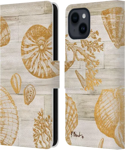 Vista 11 de Head Case Designs Funda de piel con licencia oficial de Paul Brent Agate Mermaid Coastal para iPhone 15