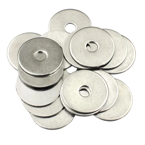 Vista 7 de DGOL 70 arandelas de guardabarros de acero inoxidable 304 de 1/4 x 1 pulgada, diámetro exterior de 1 pulgada arandelas planas