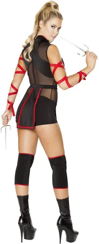 Vista 2 de 3pc Ninja Striker Costume