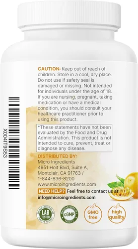Vista 8 de Micro Ingredients Gomitas de vitamina D3 K2, 120 unidades 5,000 UI de vitamina D + 100 mcg K2 MK-7 Suplementos para la salud ósea, inmunitaria
