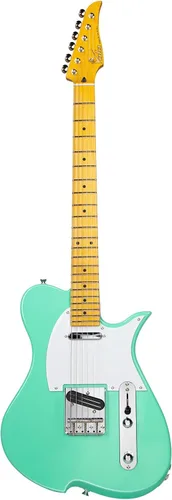 Vista 13 de Vola Guitarra eléctrica Vasti MC Candy Apple Red Gloss Hecho a mano en Japón MIJ Gotoh Bridge Gotoh Bloqueo Tuner 6 Cuerdas Moderno C Cuello Para