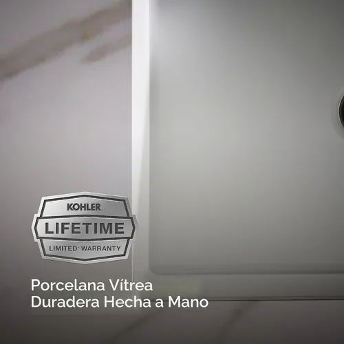 Vista 11 de KOHLER 2882-0 Verticyl Lavabo de baño rectangular de montaje inferior, 19 3/4", Blanco