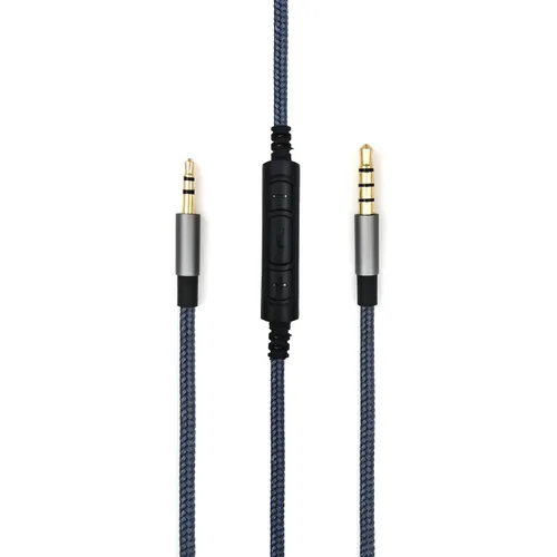 Vista 6 de NewFantasia Cable de audio macho de 0.138 in a 0.098 in para auriculares JBL Tune 710BT, 600BTNC, Live 660NC, 460NC, E45BT E55BT E65BTNC, micrófono