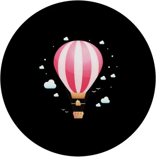 Vista 3 de Globo de Paseo en Globo de Aire Caliente Globo Aviador Globo de Aire Caliente PopSockets intercambiables PopGrip